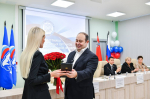 В Химках Дмитрий Волошин поздравил сотрудников налоговой инспекции с профессиональным праздником