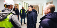 В Химках ВРИП секретаря Сергей Малиновский проверил ход строительных работ нового детского сада - Единая Россия Химки