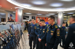 Курсанты Академии посетили фотовыставку «Юбилейные Парады Победы»
